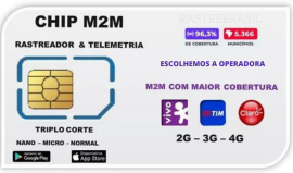 CHIP M2M PARA TODOS RASTREADORES